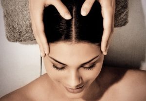 argan oil on scalp